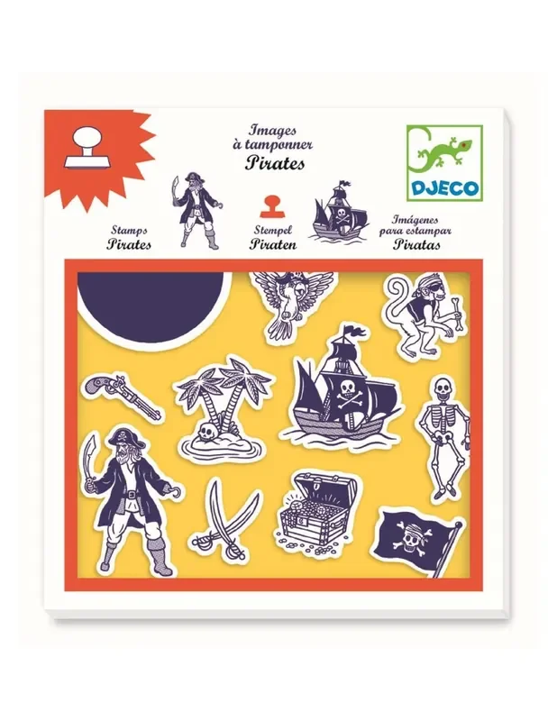 10 Tampons de Pirates