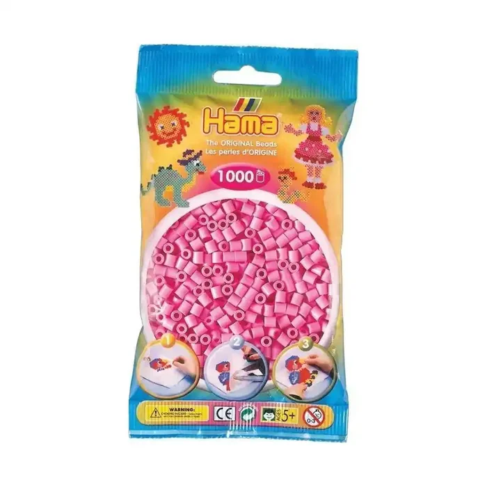 1000 Hama Midi – 48 Rosa Pastel