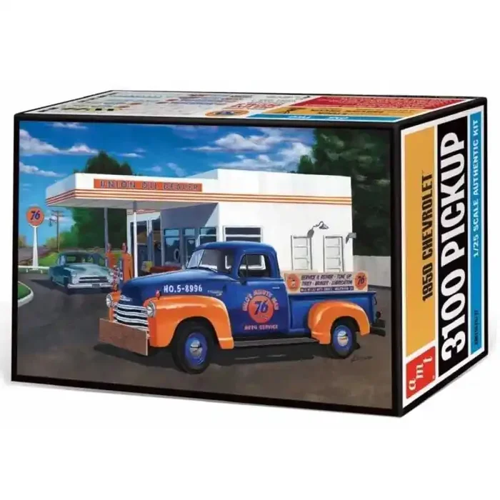 1950 Chevy Pickup AMT‘s sturdy ‘50 Chevy 3100 Pickup kit is a detailer‘s favorite. In addition to the factory stock replica vers