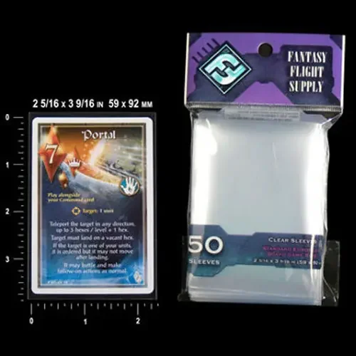 50 fundas juego de tablero europeo standard FF (59 x 92 mm)