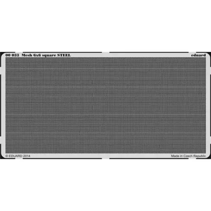 Accesorio 6×6 malla cuadrada ACERO