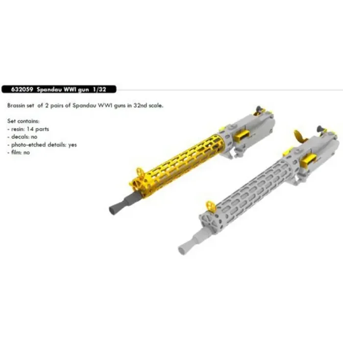 Accesorio arma Spandau la Primera Guerra Mundial