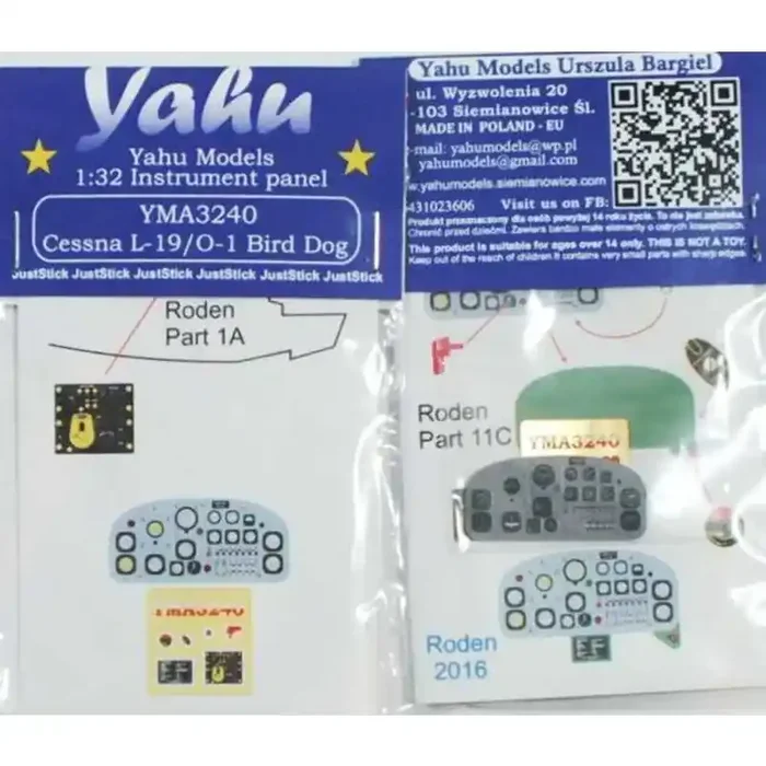 Accesorio Cessna L-19/O-1 Bird Dog (designed to be used with Roden kits)