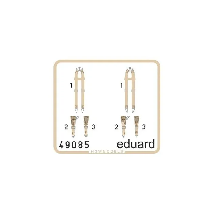 Accesorio Cinturón de seguridad LUFTWAFFE WW2 SUP