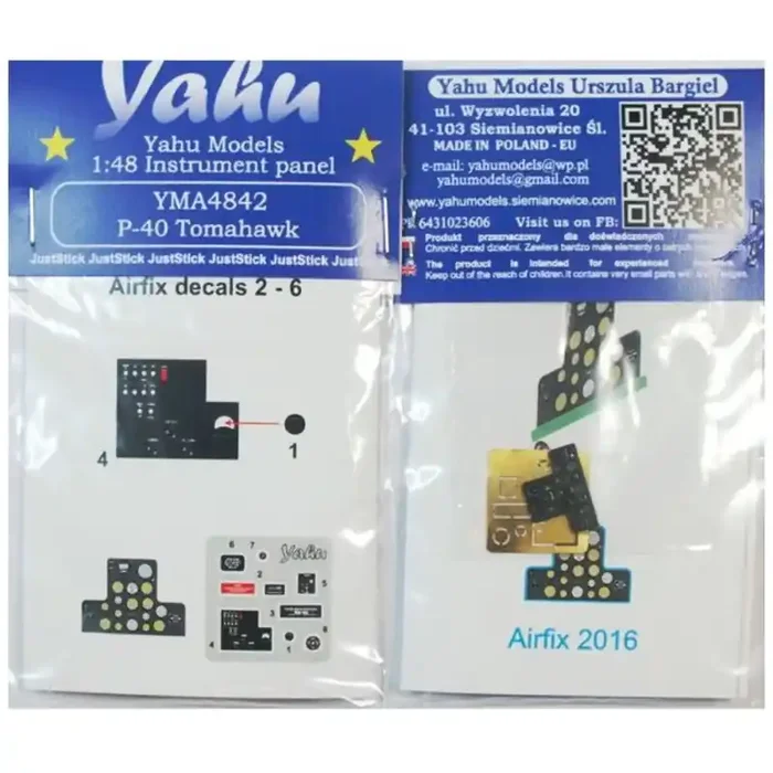 Accesorio Curtiss P-40B Tomahawk (diseñado para ser utilizado con kits Airfix)