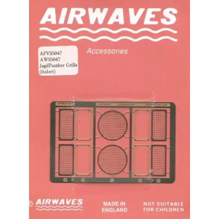 Accesorio Early JagdPanther grills (diseñado para ser ensamblado con maquetas de Tamiya)