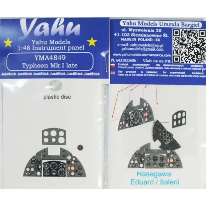 Accesorio Hawker Typhoon Mk.I (diseñado para ser usado con kits Eduard, Hasegawa e Italeri)