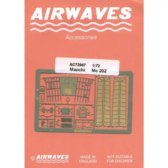 Accesorio Macchi C.202 (diseñado para ser ensamblado con maquetas de Hasegawa)
