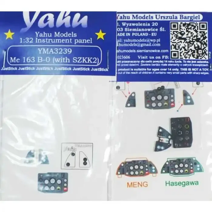 Accesorio Messerschmitt Me-163B-0 (diseñado para ser utilizado con los kits de Meng Model)