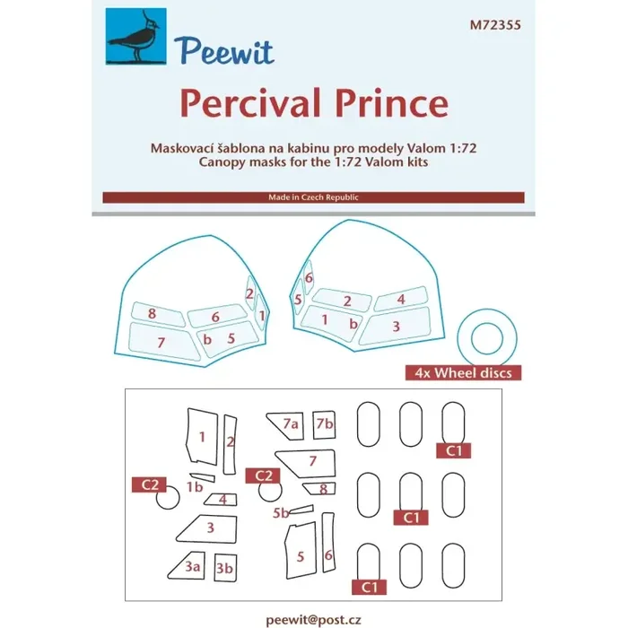 Accesorio Percival P.50 Sea Prince C.1 (designed to be used with Valom kits) [Mk.3]
