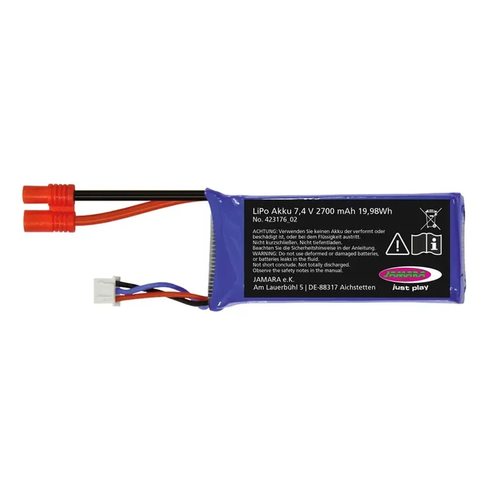 Akku Payload GPS Lipo 7,4V 2700mAh 19,98Wh