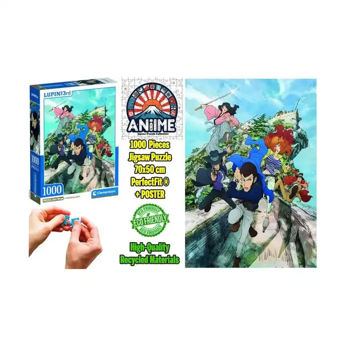 Anime Puzzle Collection upin The 3rd – The Italian Adventure – Jigsaw Puzzle 1000 Pcs