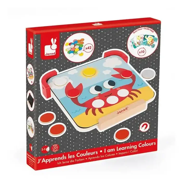 Aprendo los Colores con Discos Magnéticos – Janod
