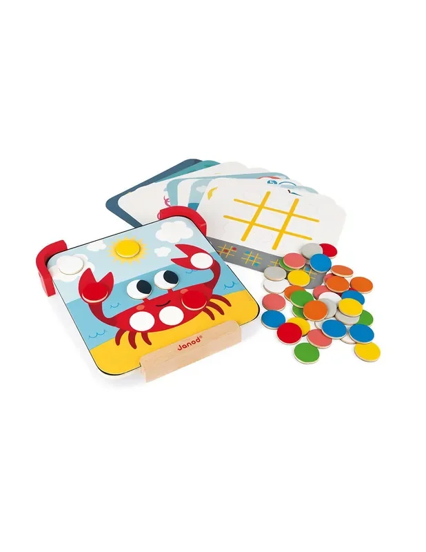 Aprendo los colores con discos magnéticos en madera – Janod J05321