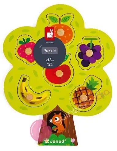 Árbol Goloso Puzzle Encajable 6 Piezas (Madera)