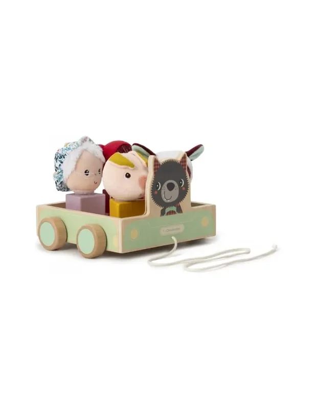 Arrastre Coche Picnic y Clasificador de Formas – Lilliputiens 83470