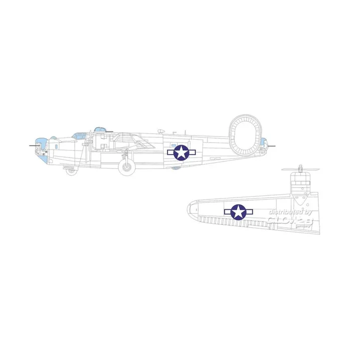 B-24H US national insignia 1/72