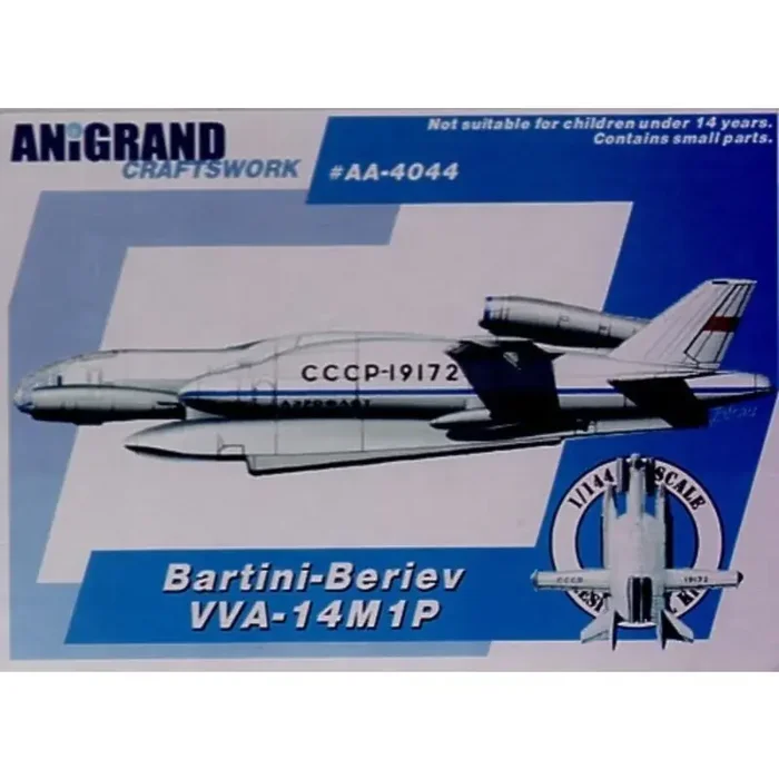 Bartini-Beriev VVA-14M1P Soviet coastlines sea monster. Includes BONUS Kits of the IL-28 Beagle Yak-25RV Mandrake & Mi-4 Hound.