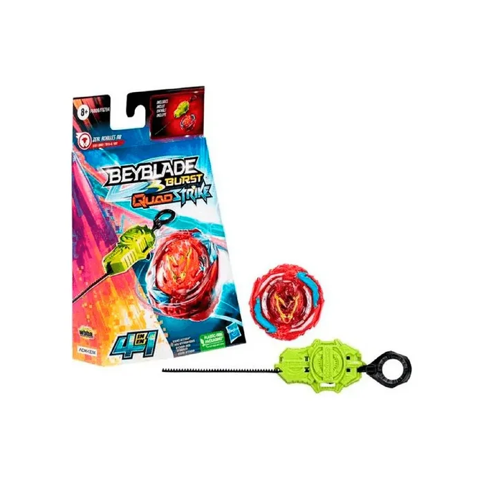 Beyblade Burst Quadstrike – Kit Inicial Con Zeal Achilles A8