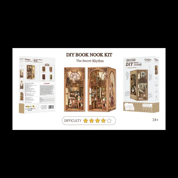 BOOK NOOK KIT – DIY – The Secret Rhythm – 355pc + LED Lighting