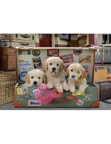 Cachorros en el equipaje Puzzle 500 piezas – Educa