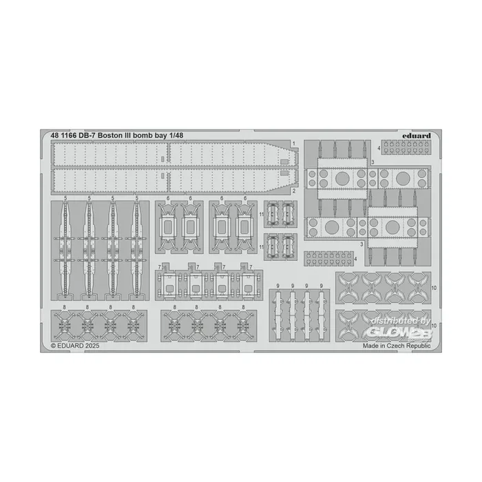 Calcomanía DB-7 Boston III bomb bay HKM