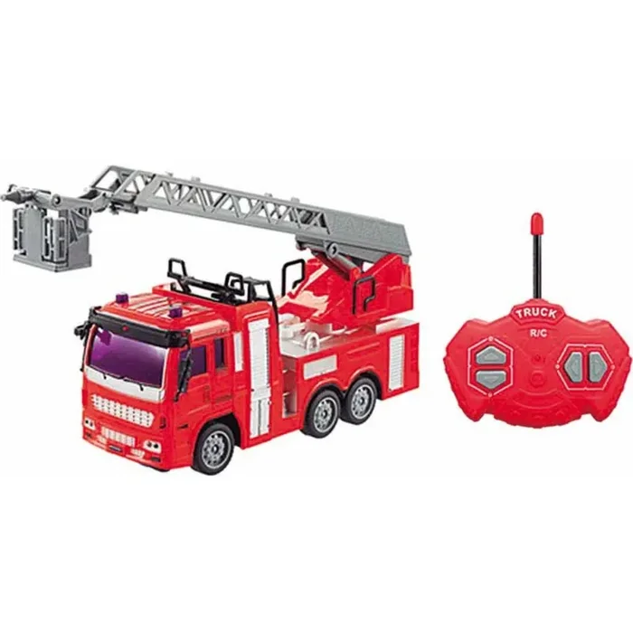 Camión de bomberos radio control escala 1/28