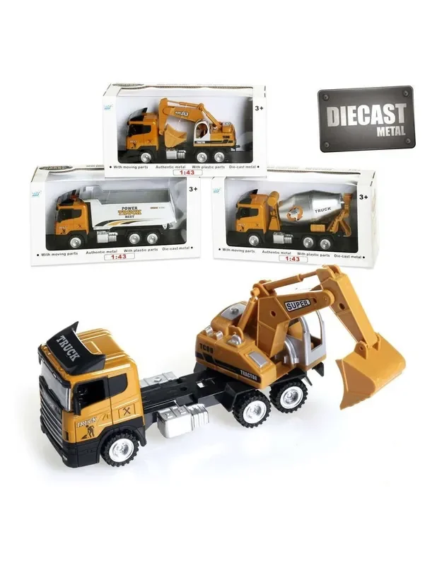 Camions de construcció de joguina