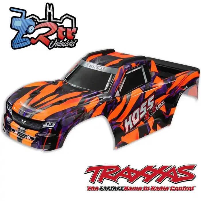 Carrocería TRAXXAS Hoss 4×4 Pintada con soportes TRA9011A