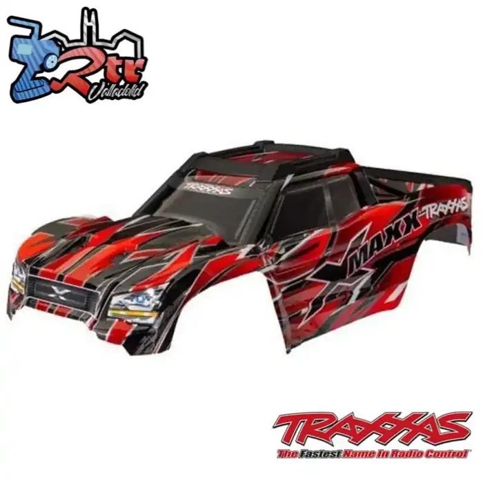 Carrocería TRAXXAS X-Maxx® Rojo pintada calcomanías aplicadas TRA7867-RED