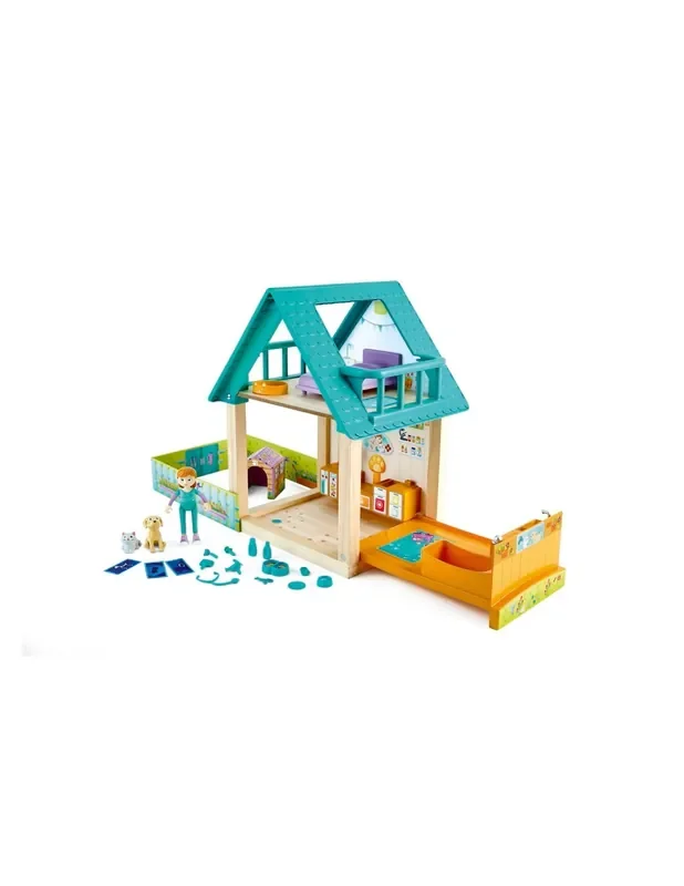 Casita de veterinario de juguete