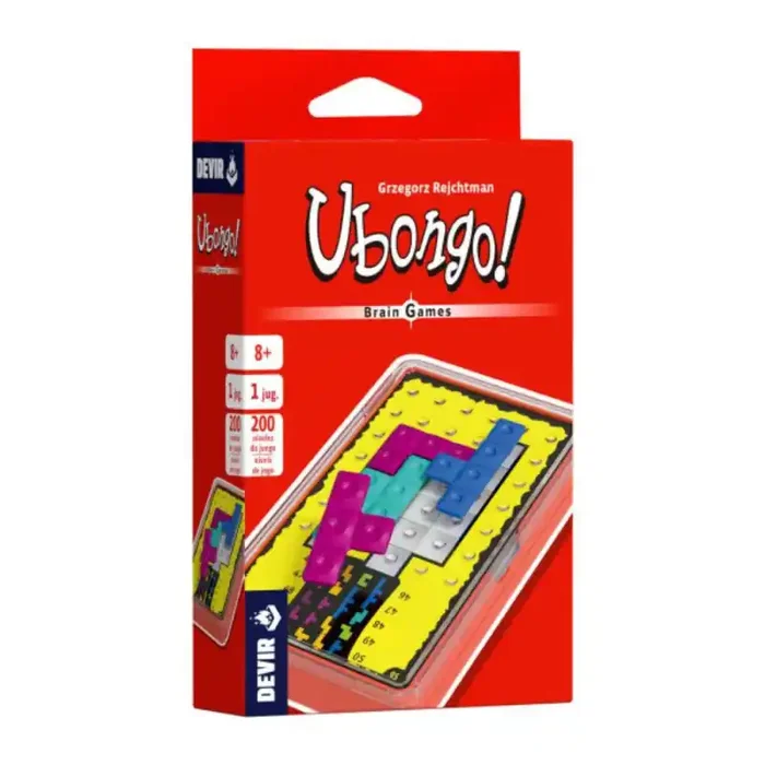 Cómo quiero jugar Ubongo Brain Game – Juego de puzzles portátil con 200 retos en solitario