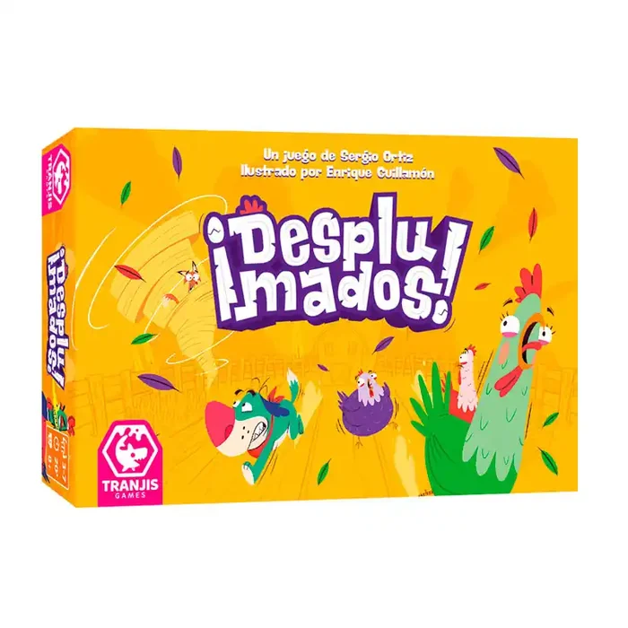 con cartas ¡Desplumados! – juego de cartas familiar para 3-7 jugadores