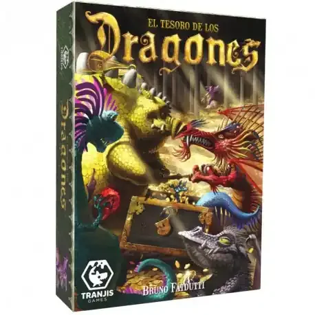 con cartas El tesoro de los Dragones – juego de recolección para 3-6 jugadores
