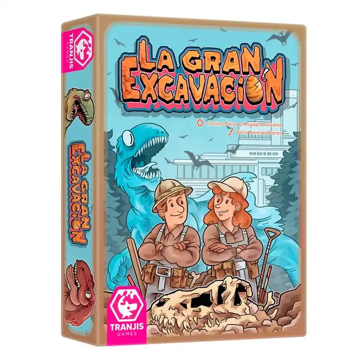 con cartas La Gran Excavación – divertido juego de cartas familiar para 2-5 jugadores