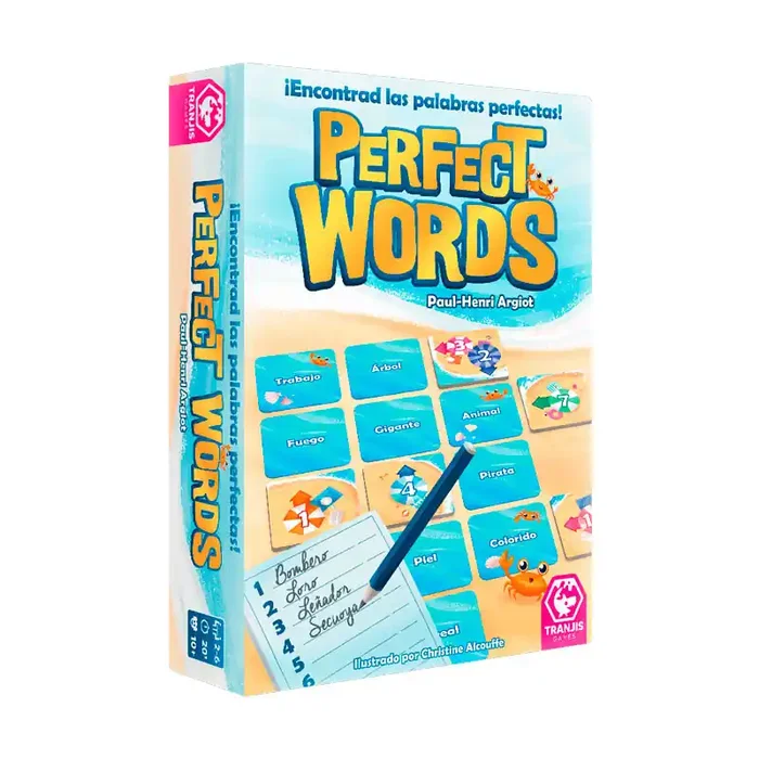 con cartas Perfect Words – Juego Cooperativo de Asociación de Palabras