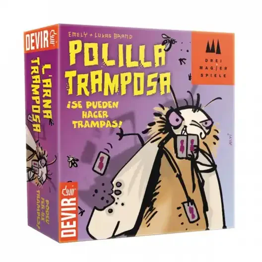 con cartas Polilla tramposa – juego de cartas y trampas