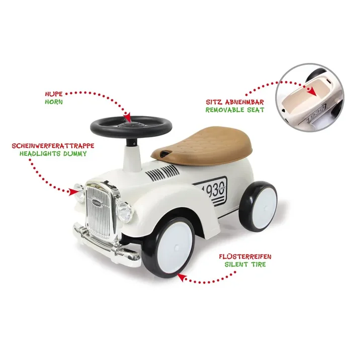 Correpasillo Classic Car blanco