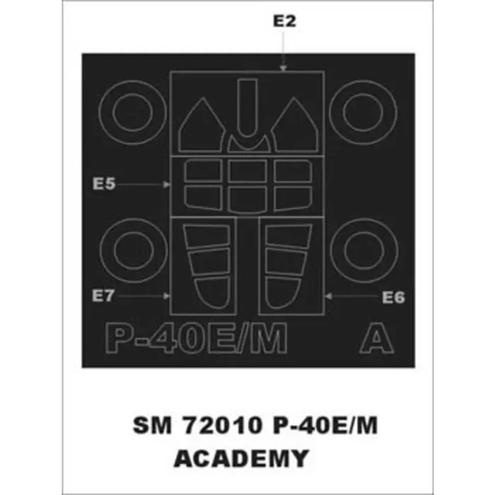 Curtiss P-40E / Curtiss P-40M (exterior) (diseñado para ser la agricultura con los kits de la Academia)