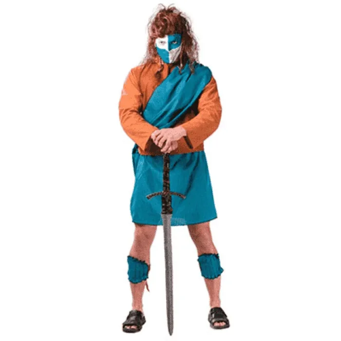 Disfraz De Guerrero Escocés Adulto