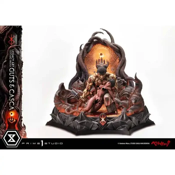 Estatuas Berserk statuette Legacy Art Kentaro Miura 1/4 Guts & Casca 72 cm