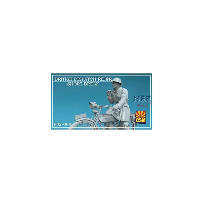 Figuras British Dispatch Rider with a basket of pigeons