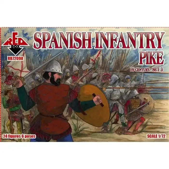 Figuras Infantería Española (Pike). Set 3. 16 c.