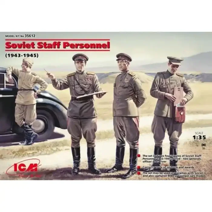 Figuras Soviet Staff Personnel (1939-1945) (4 figures)