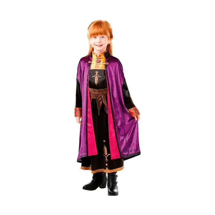 Frozen 2 Disfraz Anna Travel Deluxe Talla 7 a 9 Años
