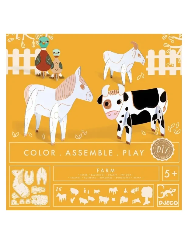 Granja de cartón Manualidades