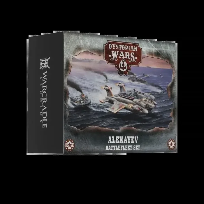 Juego de figura Dystopian wars – alexayev battlefleet set