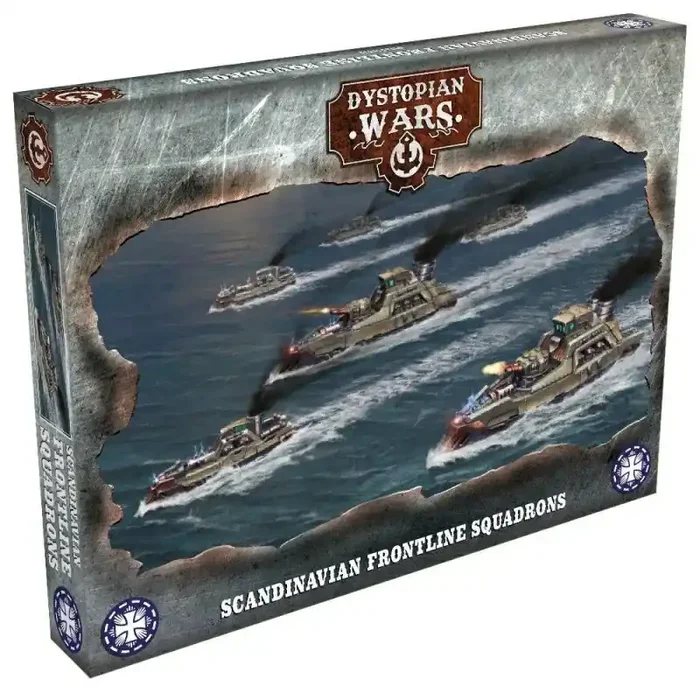 Juego de figura Dystopian wars – scandinavian frontline squadrons