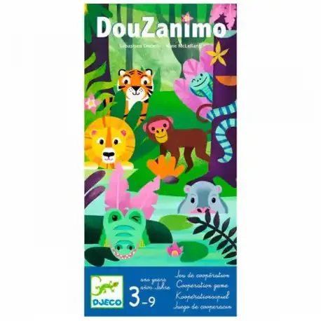 Juegos cooperativos DouZanimo – Juego de cartas cooperativo y de memoria para 2-4 jugadores