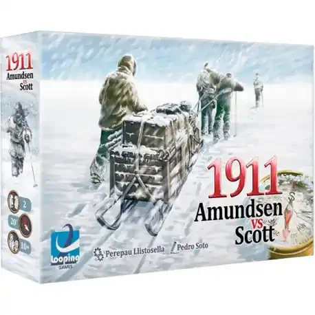 Juegos de mesa para todos 1911 Amundsen vs Scott – juego asimétrico para 2 jugadores
